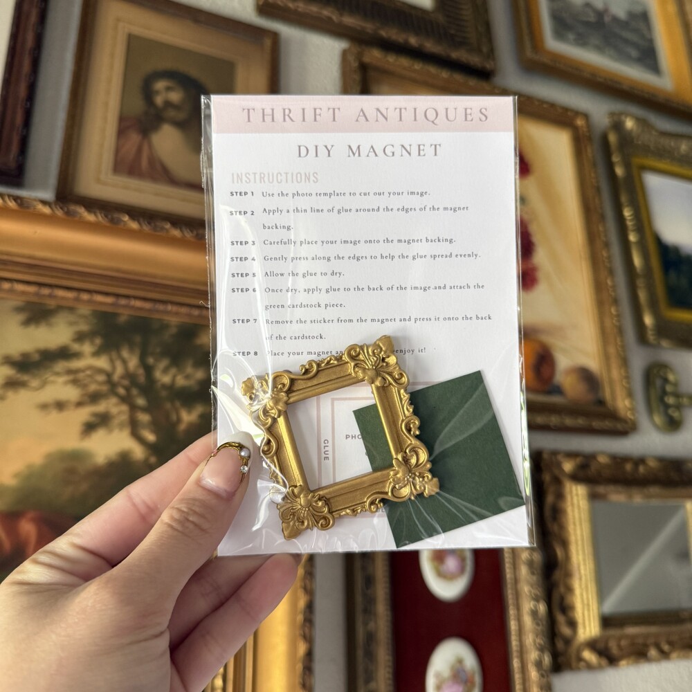 Vintage Style Resin DIY Mini Magnet Kit